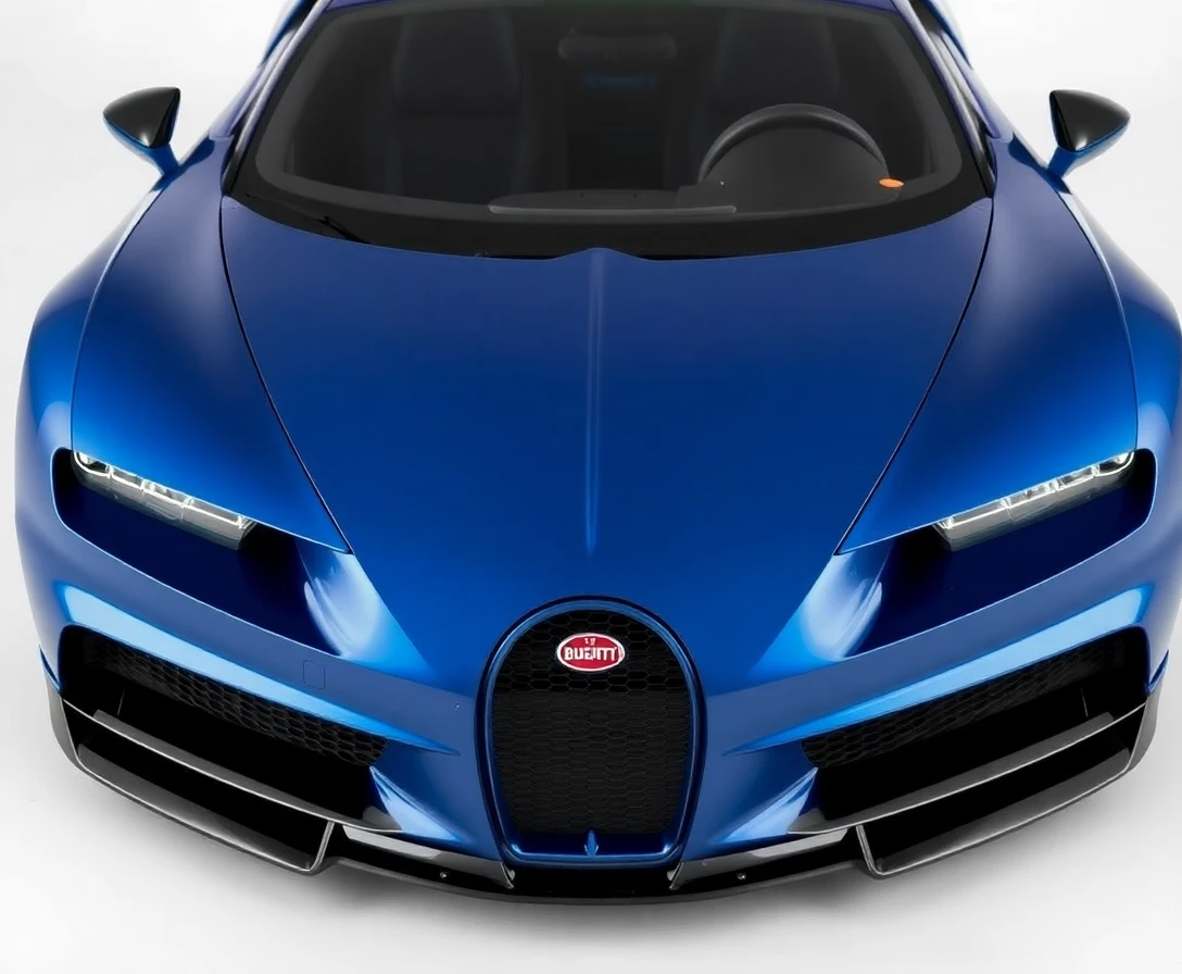 Bugatti Chiron, vue de face